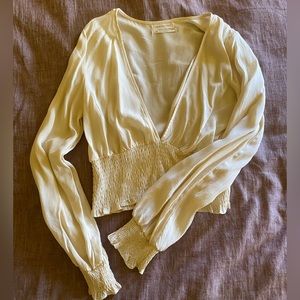 URBAN OUTFITTERS Cream Top